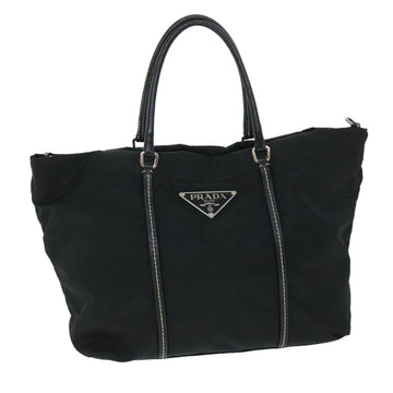 PRADA Hand Bag Nylon Black Auth ac2201