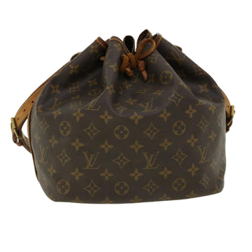 LOUIS VUITTON Monogram Petit Noe Shoulder Bag M42226 LV Auth ac936