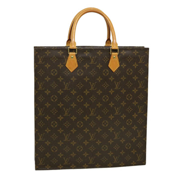 LOUIS VUITTON Monogram Sac Plat Hand Bag M51140 LV Auth ai365