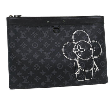 LOUIS VUITTON Eclipse Vivienne Pochette Apollo Clutch Limited M62904 Auth ak183A