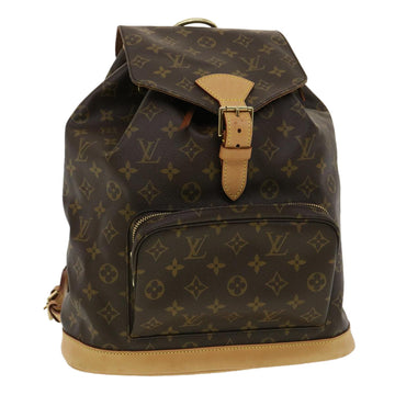 LOUIS VUITTON Monogram Montsouris GM Backpack M51135 LV Auth am3323