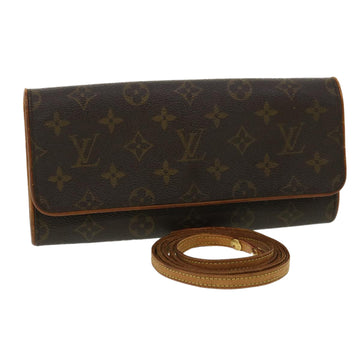 LOUIS VUITTON Monogram Pochette Twin GM Shoulder Bag M51852 LV Auth am3492