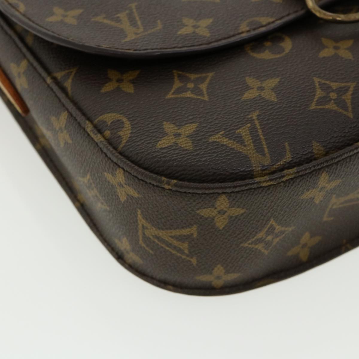 NEW Auth Louis Vuitton Dauphine Monogram Tan Bracelet Size 17 +