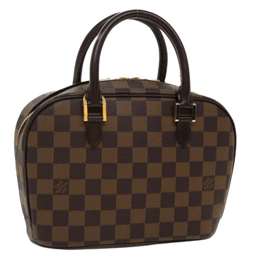 LOUIS VUITTON Damier Ebene Saria Mini Hand Bag N51286 LV Auth am3658