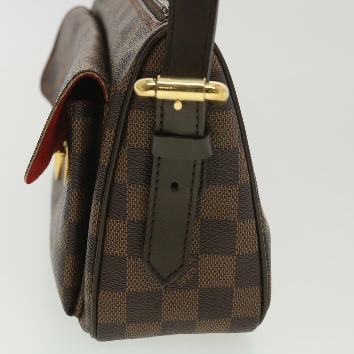 LOUIS VUITTON Damier Ebene Ravello GM Shoulder Bag N60006 LV Auth