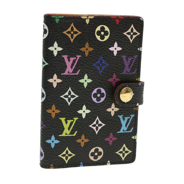 LOUIS VUITTON Multicolor Carnet de Val Mini Agenda Black M92652 LV Auth am4066