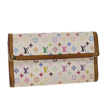 LOUIS VUITTON Multicolor Porte Tresor International Wallet M92659 LV Auth am4725