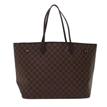 LOUIS VUITTON Damier Ebene Neverfull GM Tote Bag N51106 LV Auth am4773