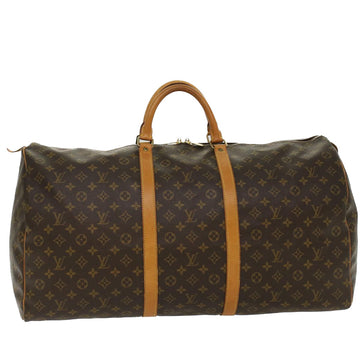 LOUIS VUITTON Monogram Keepall 60 Boston Bag M41422 LV Auth am4896