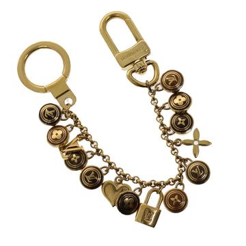 LOUIS VUITTON Porte Cles Chainne Pastille Key Holder Gold M65386 LV Auth am4910