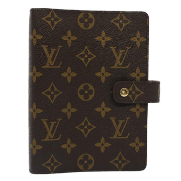 LOUIS VUITTON Monogram Agenda MM Day Planner Cover R20105 LV Auth am4955