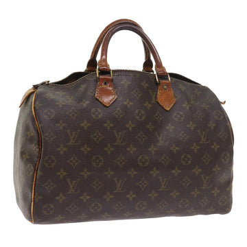 LOUIS VUITTON Monogram Speedy 35 Hand Bag M41524 LV Auth am4992