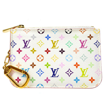 LOUIS VUITTON★ 2011 POCHETTE CLES COIN CASE MULTICOLOR M93734 ao32808