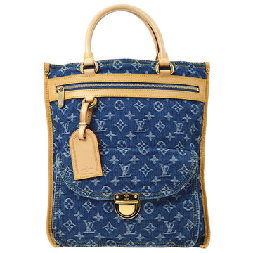 LOUIS VUITTON 2005 FLAT SHOPPER MONOGRAM DENIM M95018 ao32955