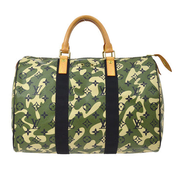 Louis Vuitton, Bags, Louis Vuitton X Takashi Murakami Monogramouflage  Speedy 35 Limited Edition 208