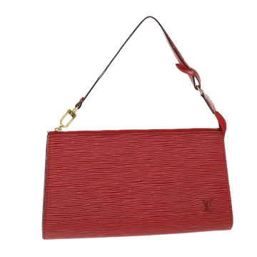 LOUIS VUITTON Epi Pochette Accessoires Accessory Pouch Red M52987 Auth ar10046B