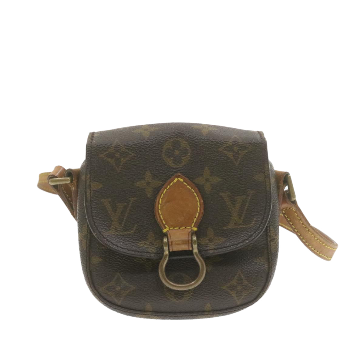 LOUIS VUITTON Monogram Bebe Saint Cloud Shoulder Bag M51245 LV