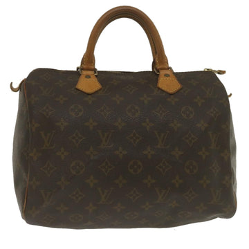 LOUIS VUITTON Monogram Speedy 30 Hand Bag M41526 LV Auth ar6703