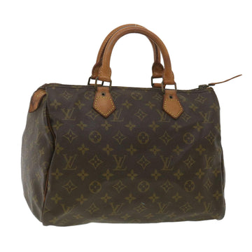 LOUIS VUITTON Monogram Speedy 30 Hand Bag Vintage M41526 LV Auth ar8538