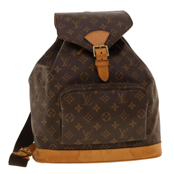 LOUIS VUITTON Monogram Montsouris GM Backpack M51135 LV Auth ar9335B