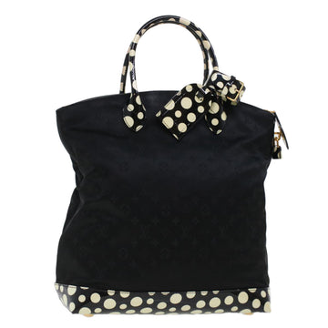 LOUIS VUITTON Vernis Dot Infinity Lockit MM Bag Black M40682 Auth ar9434B