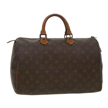 LOUIS VUITTON Monogram Speedy 35 Hand Bag Vintage M41524 LV Auth ar9510