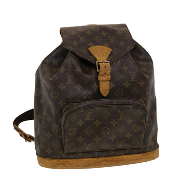 LOUIS VUITTON Monogram Montsouris GM Backpack M51135 LV Auth ar9519B