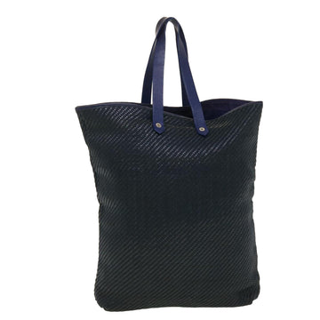 HERMES Amedabadiego GM Tote Bag Leather Navy Auth ar9527B