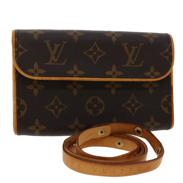 LOUIS VUITTON Monogram Pochette Florentine Waist bag M51855 LV Auth ar9909B