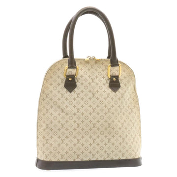 LOUIS VUITTON Monogram Mini Alma Haut Hand Bag Khaki M92203 LV Auth as158