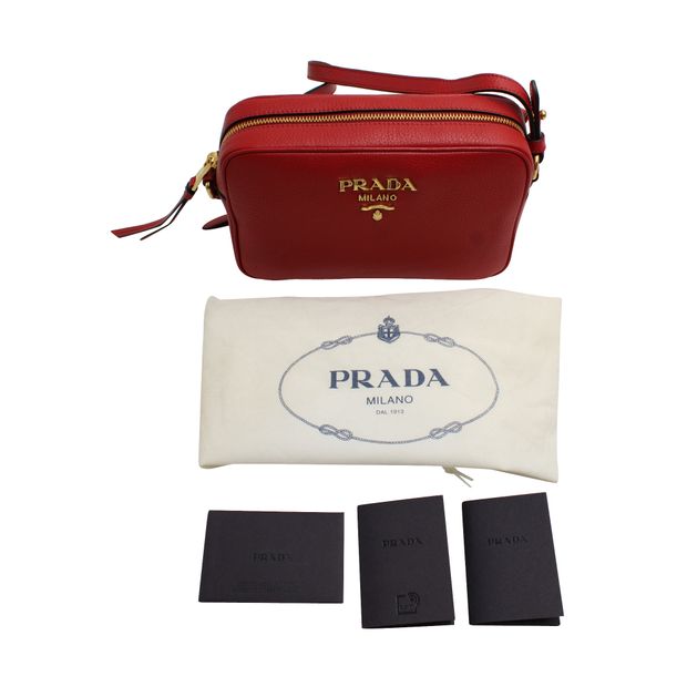 PRADA Prada Saffiano | Red Men's Wallet | YOOX
