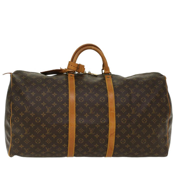 LOUIS VUITTON Monogram Keepall 60 Boston Bag M41422 LV Auth B347