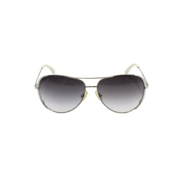 MICHAEL KORS White Rimmed Aviator Sunglasses