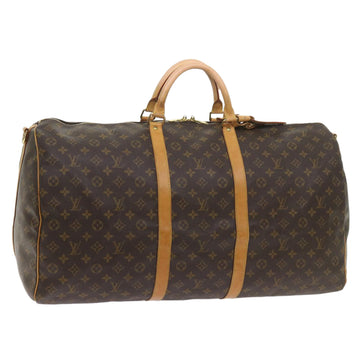 LOUIS VUITTON Monogram Keepall Bandouliere 60 Boston Bag M41412 LV Auth bS10080