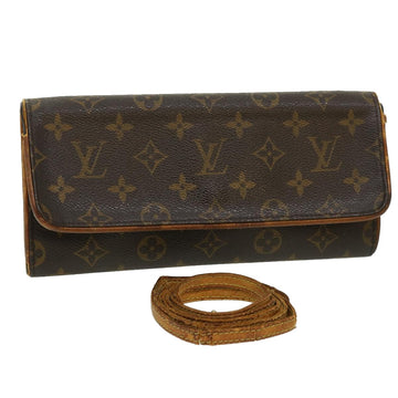 LOUIS VUITTON Monogram Pochette Twin GM Shoulder Bag M51852 LV Auth bs1560