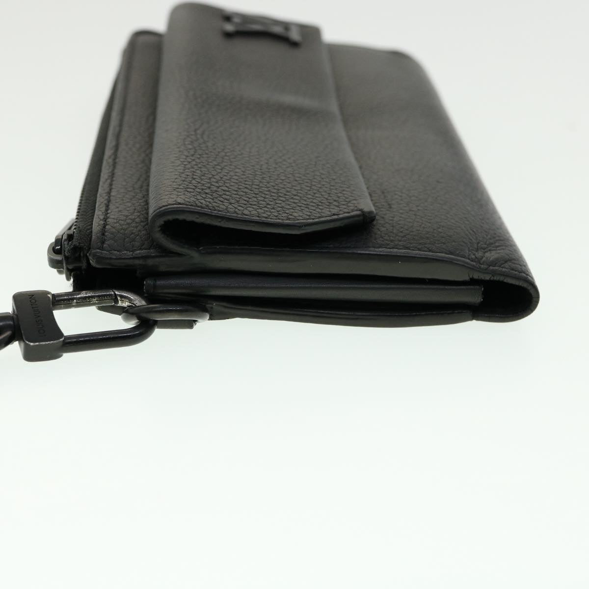 Louis Vuitton M69831 New Long Wallet, Black, One Size