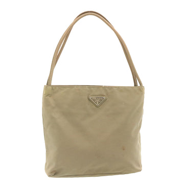 PRADA Hand Bag Nylon Khaki Auth bs205