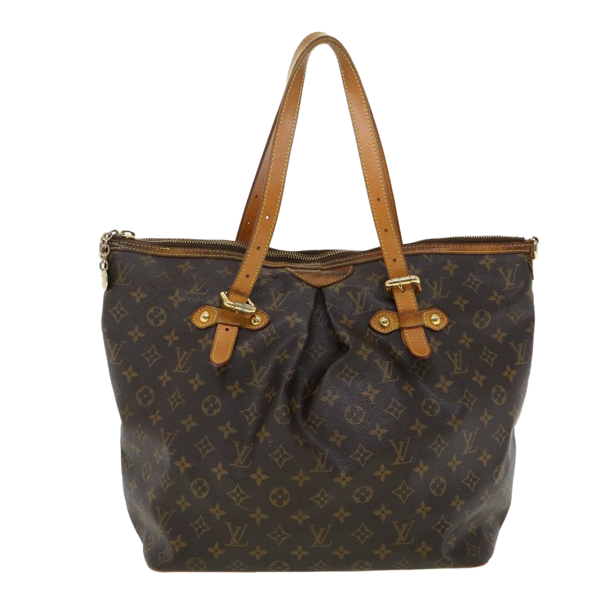 Louis Vuitton Palermo GM Hand Bag Shoulder Shoulder Bag Monogram Brown