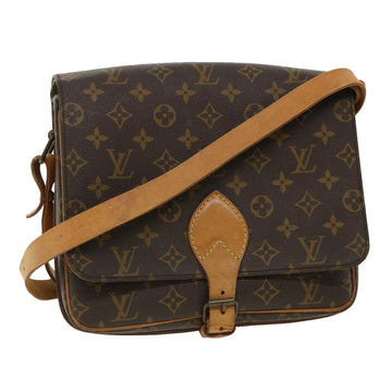 Authentic Louis Vuitton Cartouchiere MM Shoulder Crossbody Bag Monogram  Purse