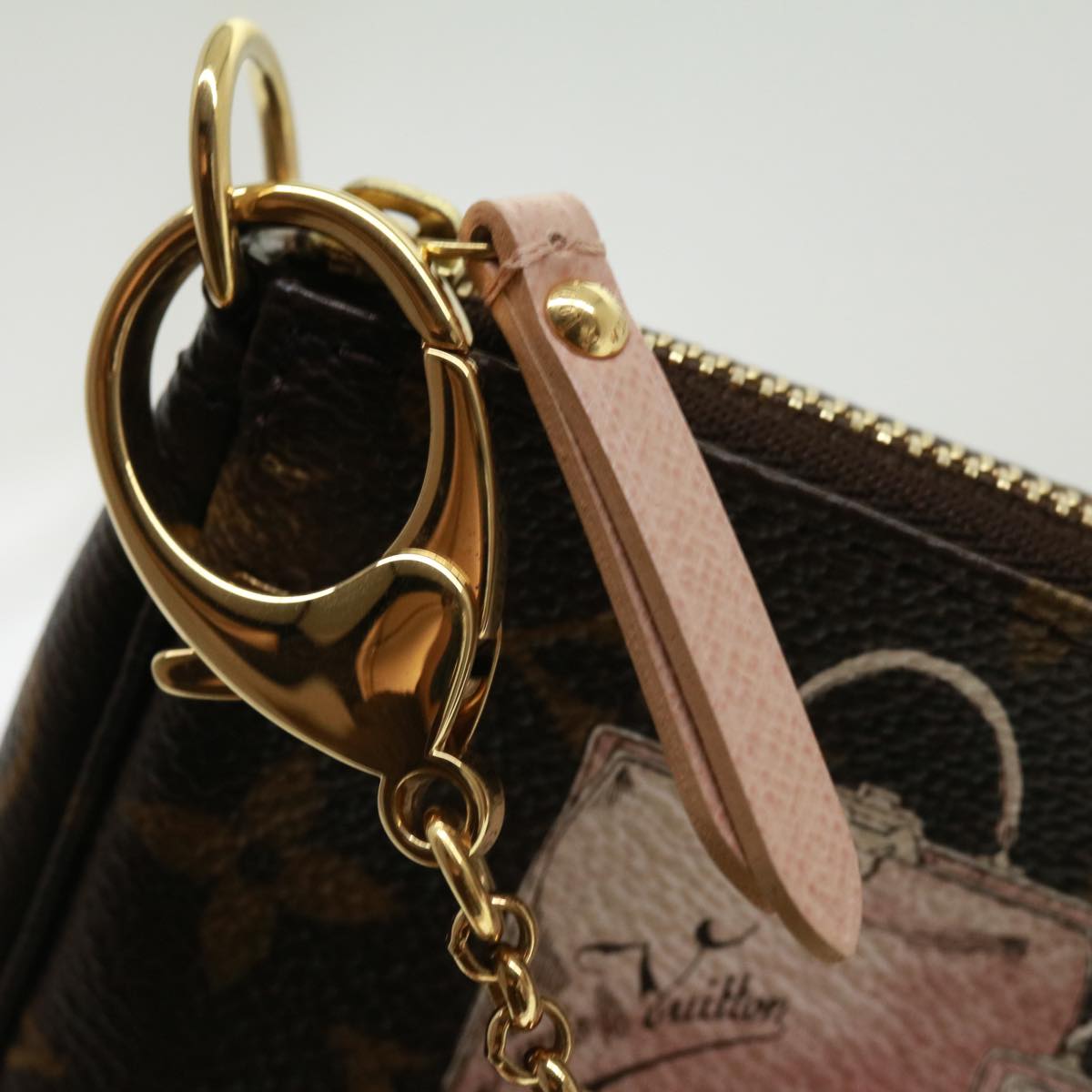 Louis Vuitton Monogram Mini Accessories Pouch M60245 Small Browns Scribe