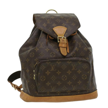 LOUIS VUITTON Monogram Montsouris GM Backpack M51135 LV Auth bs3184