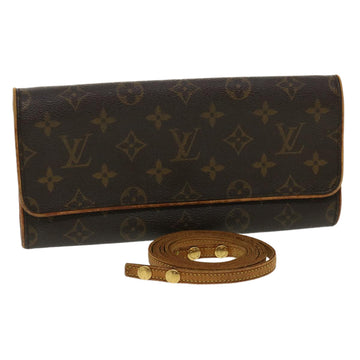 LOUIS VUITTON Monogram Pochette Twin GM Shoulder Bag M51852 LV Auth bs3408