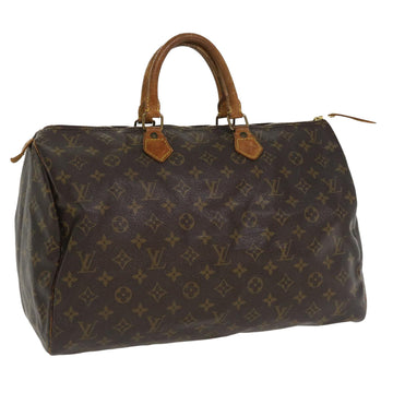 LOUIS VUITTON Monogram Speedy 40 Hand Bag M41522 LV Auth bs3450