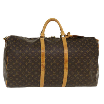 LOUIS VUITTON Monogram Keepall Bandouliere 60 Boston Bag M41412 LV Auth bs4176