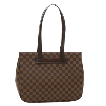 LOUIS VUITTON Damier Ebene Parioli PM Tote Bag N51123 LV Auth bs4464