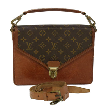 LOUIS VUITTON Monogram Sac Biface Hand Bag 2way M51310 LV Auth bs5391