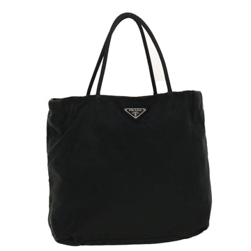 PRADA Hand Bag Nylon Black Auth bs5595