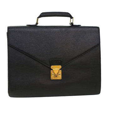 LOUIS VUITTON Epi Serviette Conseiller Briefcase Black M54422 LV Auth bs6043