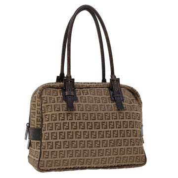 Fendi, Bags, Vintage Zucca Tan Canvas Speedy Boston Hand Bag