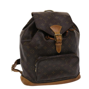 LOUIS VUITTON Monogram Montsouris GM Backpack M51135 LV Auth bs6580